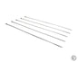 09D Stainless Steel Wrap Strap 200mm [Pack of 5] (SUN023)