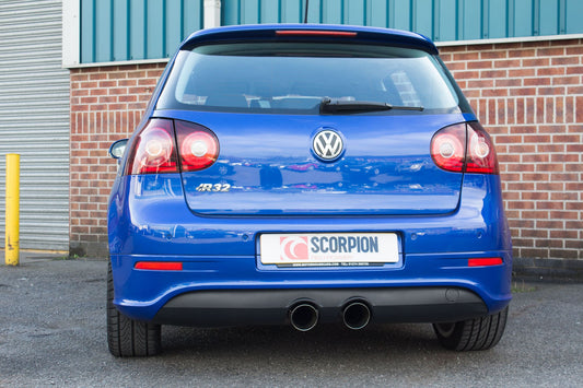 Volkswagen Golf Mk5 R32 Resonated Cat-Back System (SVW039)