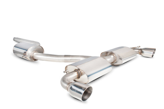 Volkswagen Scirocco R Resonated Cat-Back System (SVW041)