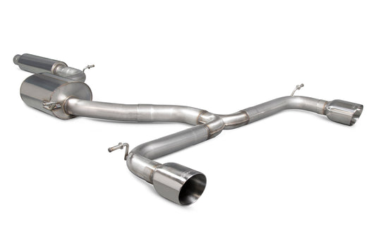 Volkswagen Golf Mk7.5 GTI Non GPF Model Only Resonated Cat-Back System (SVW056)
