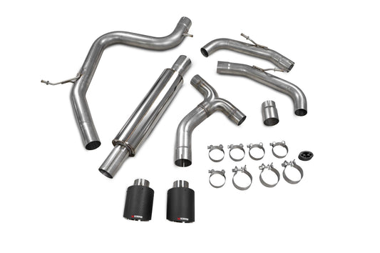 Volkswagen Golf Mk8 / Mk 8.5 GTI Clubsport Resonated Predator GPF-Back System (SVW070CF)
