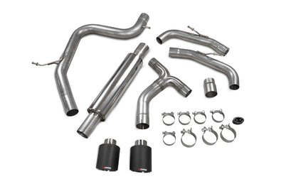Volkswagen Golf Mk8 / Mk 8.5 GTI Clubsport Resonated Predator GPF-Back System (SVW070CF)