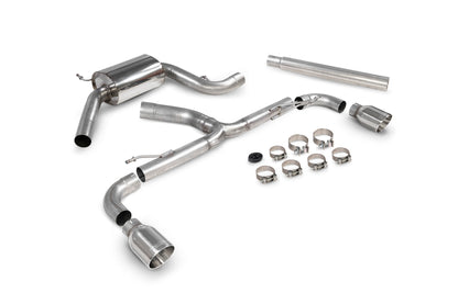 Volkswagen Scirocco R Resonated Predator Cat-Back System (SVW072)