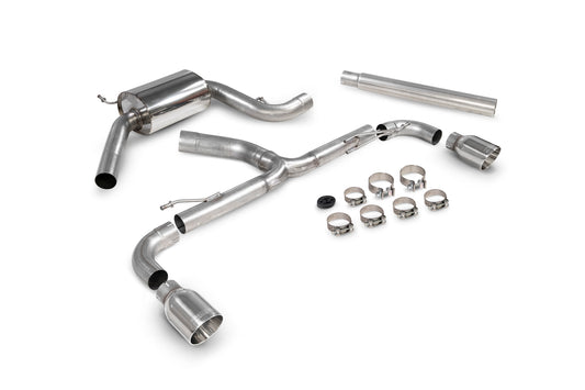 Volkswagen Scirocco R Resonated Predator Cat-Back System (SVW072)