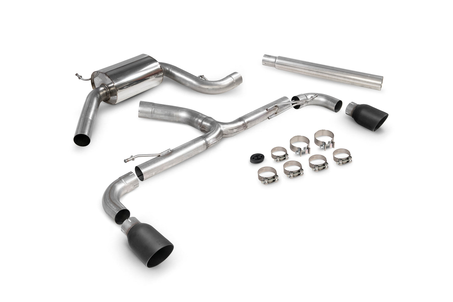 Volkswagen Scirocco R Resonated Predator Cat-Back System (SVW072C)
