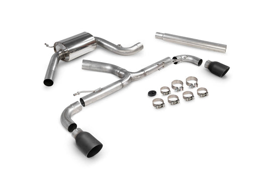 Volkswagen Scirocco R Resonated Predator Cat-Back System (SVW072C)
