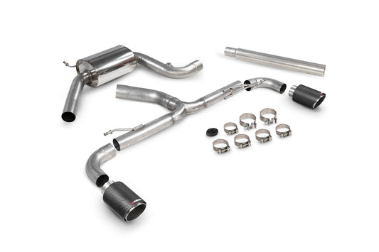 Volkswagen Scirocco R Resonated Predator Cat-Back System (SVW072CF)