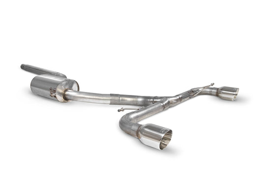 Volkswagen Scirocco R Resonated Predator Cat-Back System (SVW072)