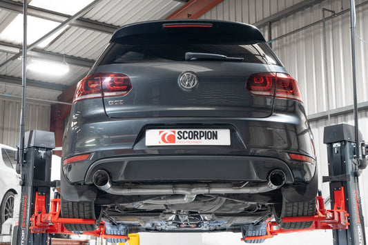 Volkswagen Golf Mk6 GTI 2.0 Tsi & Edition 35 Non-Resonated Predator Cat-Back System (SVWS071)