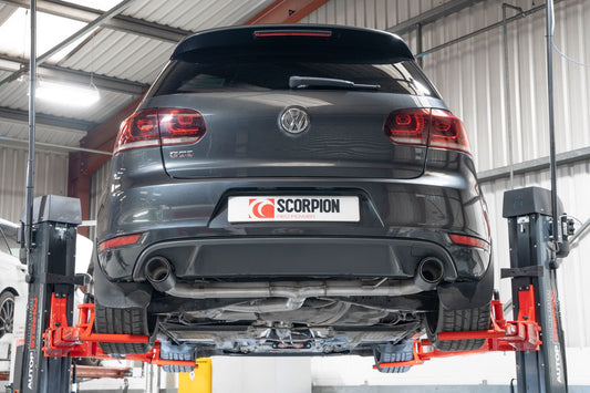 Volkswagen Golf Mk6 GTI 2.0 Tsi & Edition 35 Non-Resonated Predator Cat-Back System (SVWS071CF)