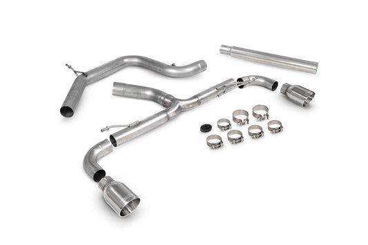 Volkswagen Scirocco R Non-Resonated Predator Cat-Back System (SVWS072)
