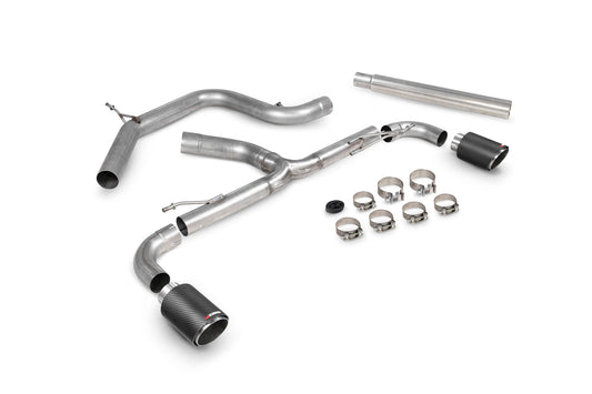 Volkswagen Scirocco R Non-Resonated Predator Cat-Back System (SVWS072CF)
