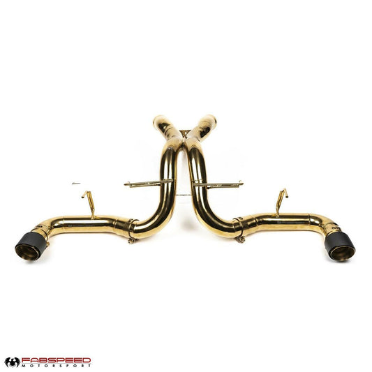 Fabspeed McLaren 570S Supreme Titanium X-Pipe Exhaust System 2015 Onwards (FS.MCL.570S.GLDTI.XPX)