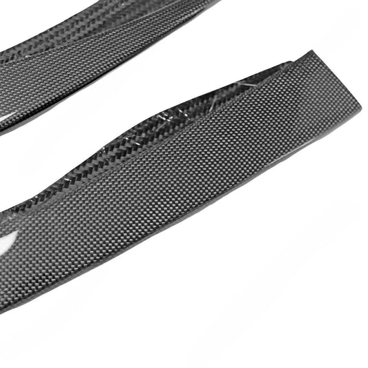 Fabspeed Ferrari F8 Carbon Fiber Front Bumper Splitters (FS-CF-FER-F8-FBS)