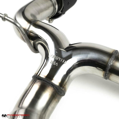 Fabspeed BMW M240i F22 Muffler Bypass Exhaust System 2016 Onwards (FS.BMW.M240.MBX)