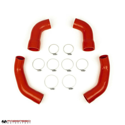 Fabspeed Porsche 992 Turbo / Turbo S Silicone Boost Hoses (FS.POR.992T.SBH)