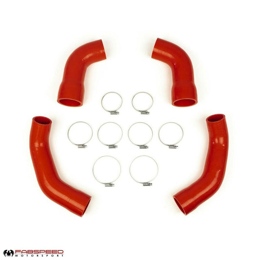 Fabspeed Porsche 992 Turbo / Turbo S Silicone Boost Hoses (FS.POR.992T.SBH)