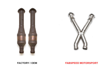 Fabspeed Aston Martin DB9 2nd link comp. X-Pipe 2004-2016 (FS.ASM.DB9.CBXP)