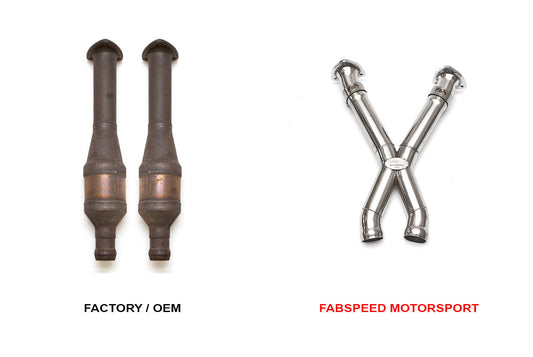 Fabspeed Aston Martin DB9 2nd link comp. X-Pipe 2004-2016 (FS.ASM.DB9.CBXP)
