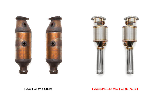 Fabspeed Aston Martin V8 Vantage Sport Cat X-Pipe Exhaust System 2005-2010 (FS.ASM.VNTV8.SCXP)