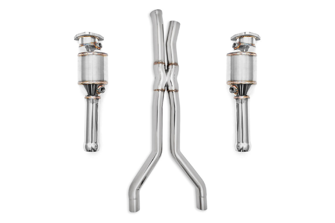 Fabspeed Aston Martin V8 Vantage Sport Cat X-Pipe Exhaust System 2005-2010 (FS.ASM.VNTV8.SCXP)