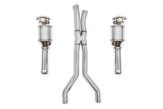 Fabspeed Aston Martin V8 Vantage Sport Cat X-Pipe Exhaust System 2005-2010 (FS.ASM.VNTV8.SCXP)