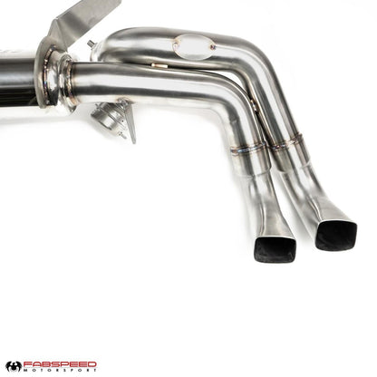 Fabspeed Audi R8 V10 Valvetronic Supersport X-Pipe Exhaust System 2016 - 2018 (FS.AUD.R817V10.VLV)