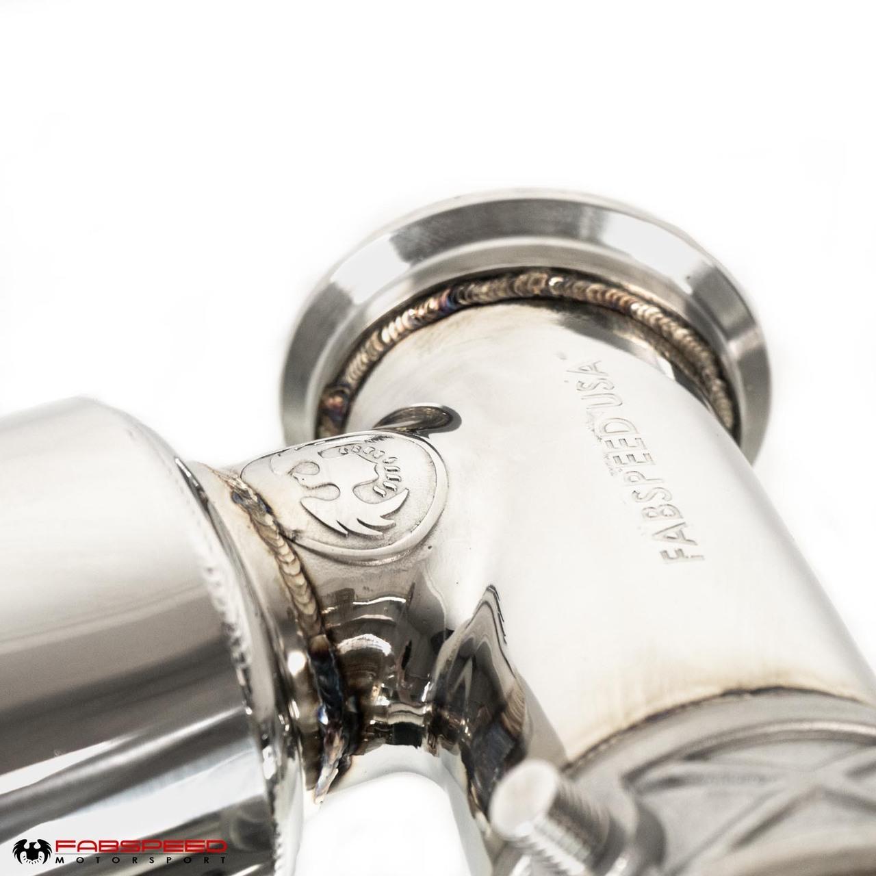Fabspeed Audi R8 V10 Valvetronic Supersport X-Pipe Exhaust System 2016 - 2018 (FS.AUD.R817V10.VLV)
