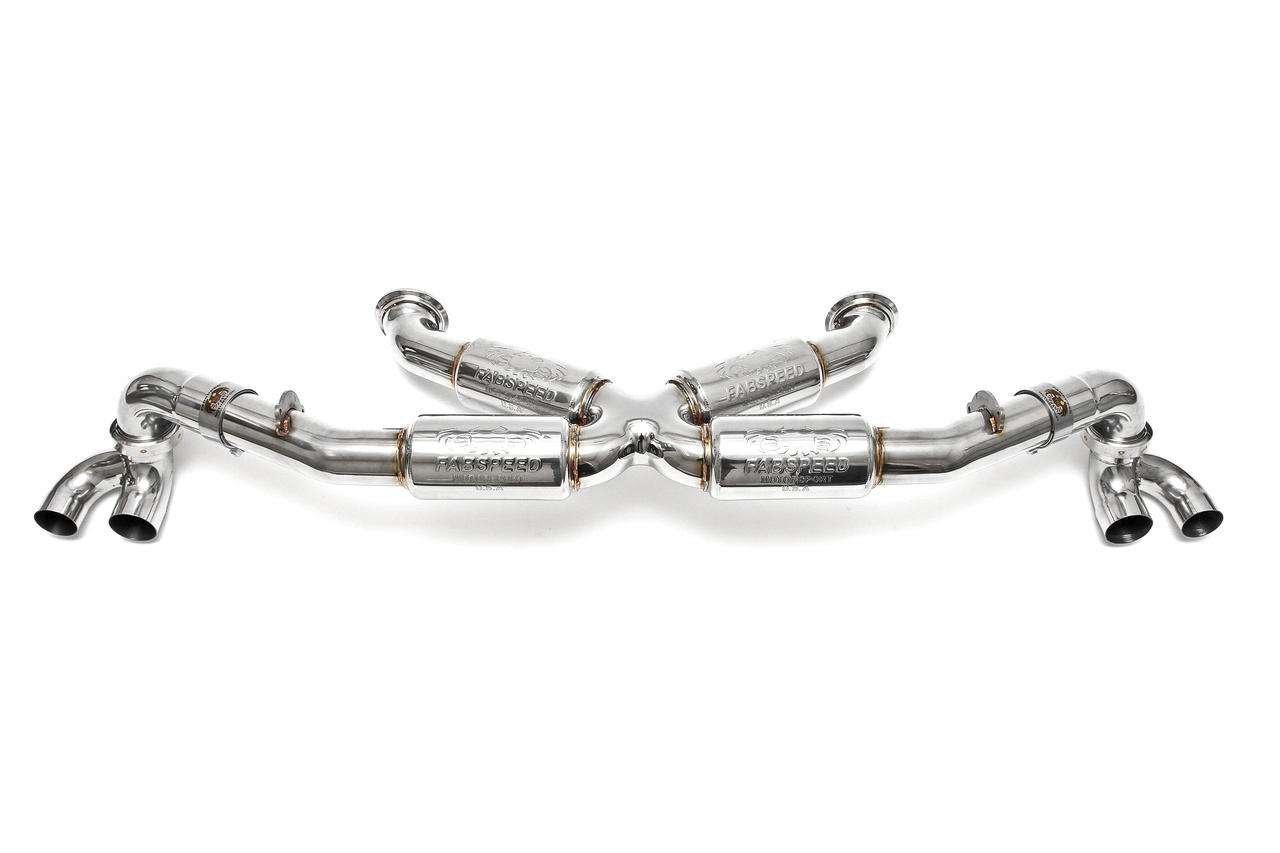 Fabspeed Audi R8 V10 Supersport X-Pipe Exhaust System 2009-2015 (FS.AUD.R8V10XX.SS)