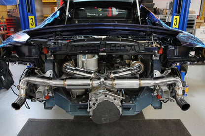 Fabspeed Audi R8 V10 Supersport X-Pipe Exhaust System 2009-2015 (FS.AUD.R8V10XX.SS)
