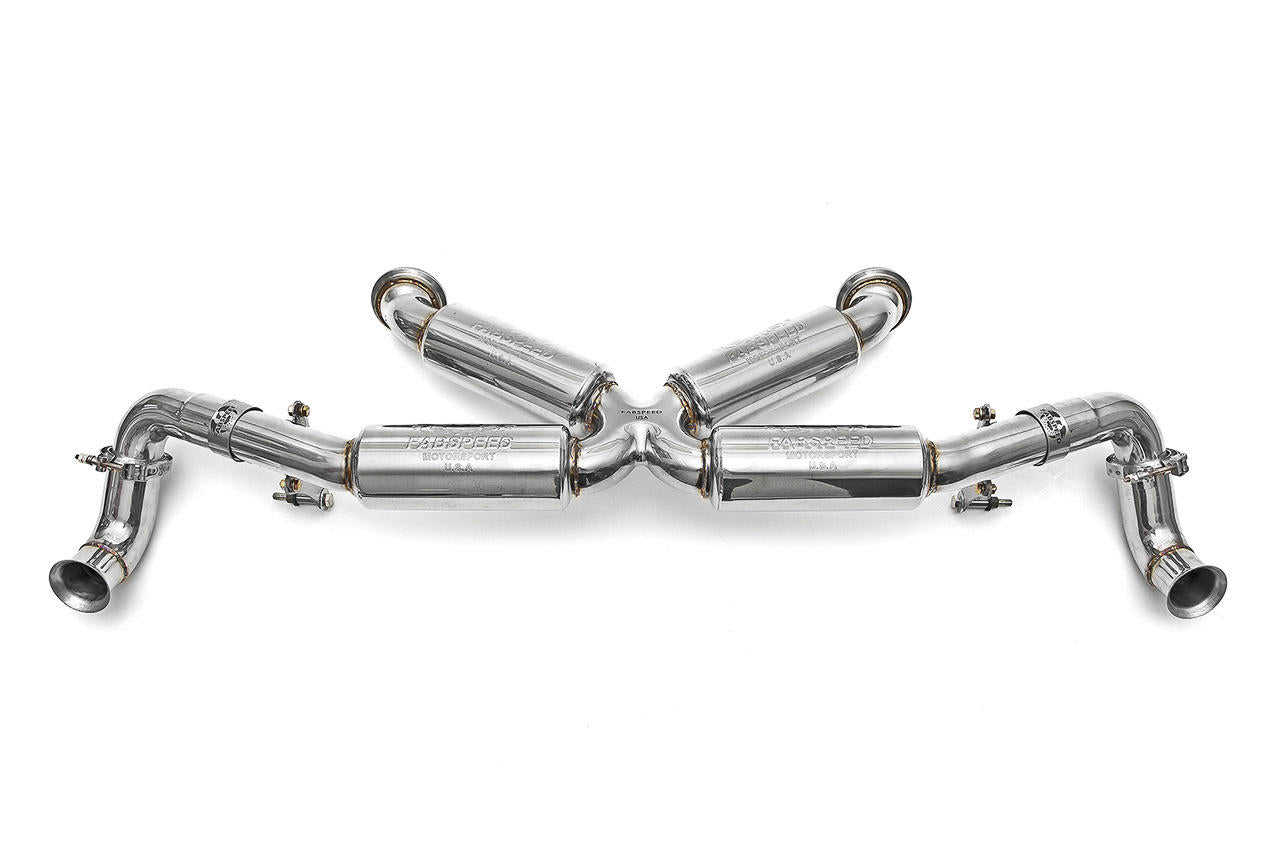 Fabspeed Audi R8 V10 Supersport X-Pipe Exhaust System 2009-2015 (FS.AUD.R8V10XX.SS)