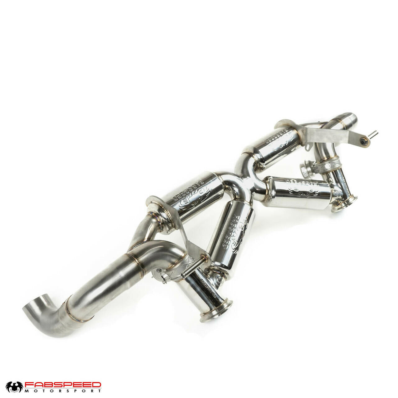 Fabspeed Audi R8 V10 Valvetronic Supersport X-Pipe Exhaust System 2009-2015 (FS.AUD.R8V10XX.VLV)