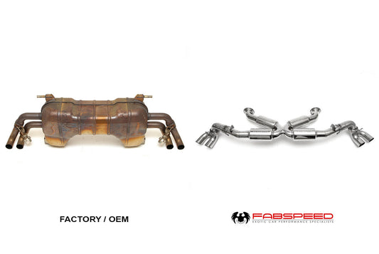 Fabspeed Audi R8 V8 Supersport X-Pipe Exhaust System 2007-2012 (FS.AUD.R8V8.SS)
