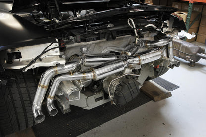 Fabspeed Audi R8 V8 Valvetronic Supersport X-Pipe Exhaust System 2007-2012 (FS.AUD.R8V8.VLV)