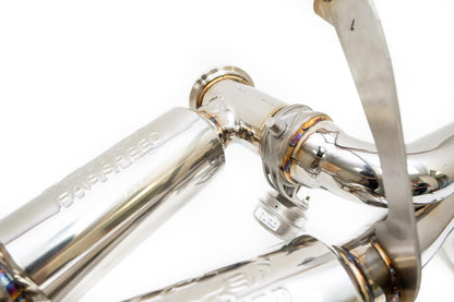 Fabspeed Audi R8 V8 Valvetronic Supersport X-Pipe Exhaust System 2007-2012 (FS.AUD.R8V8.VLV)