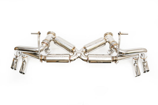 Fabspeed Audi R8 V8 Valvetronic Supersport X-Pipe Exhaust System 2007-2012 (FS.AUD.R8V8.VLV)