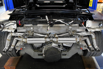 Fabspeed Audi R8 V8 Valvetronic Supersport X-Pipe Exhaust System 2007-2012 (FS.AUD.R8V8.VLV)