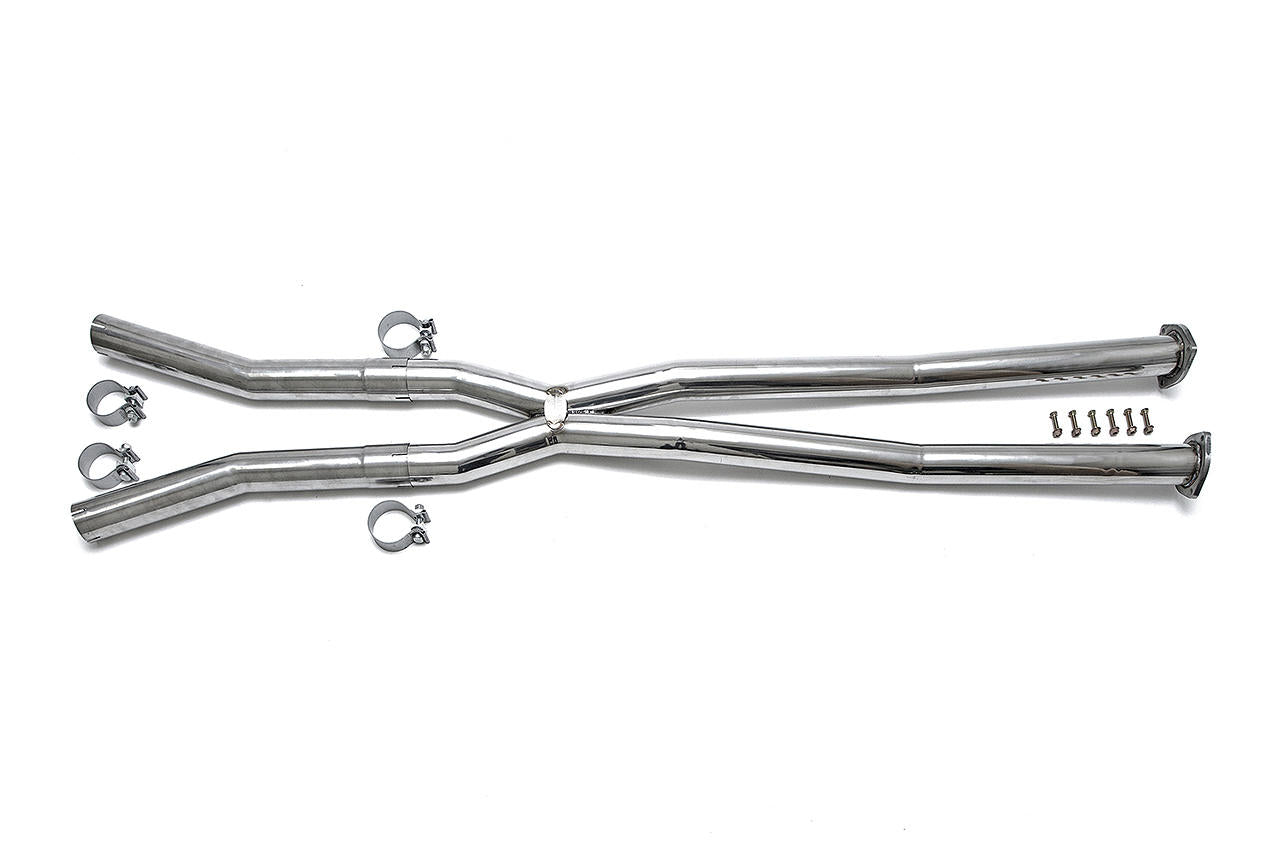 Fabspeed Audi S8 V10 Resonator Bypass X-Pipe 2006-2009 (FS.AUD.S8V10.XP)