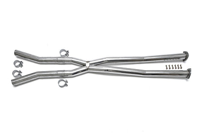 Fabspeed Audi S8 V10 Resonator Bypass X-Pipe 2006-2009 (FS.AUD.S8V10.XP)