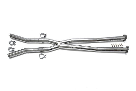 Fabspeed Audi S8 V10 Resonator Bypass X-Pipe 2006-2009 (FS.AUD.S8V10.XP)