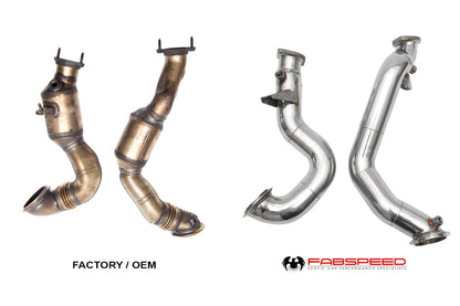 Fabspeed BMW 335/135i Competition Link Pipes 2006-2010 (FS.BMW.N54.CBDP)