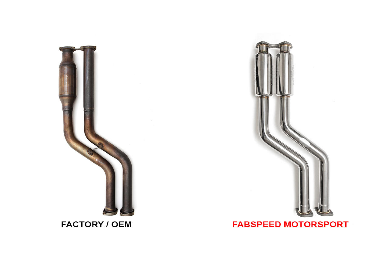 Fabspeed BMW M3 E46 Link Pipes 2000-2006 (FS.BMW.E46.CB)