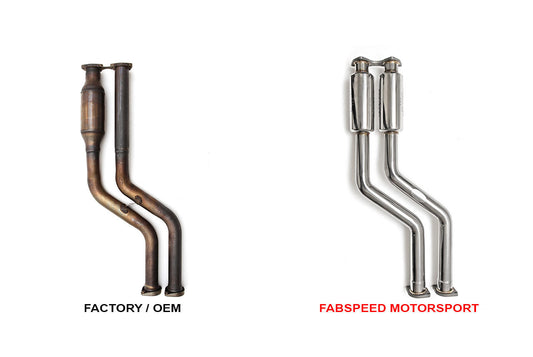 Fabspeed BMW M3 E46 Link Pipes 2000-2006 (FS.BMW.E46.CB)