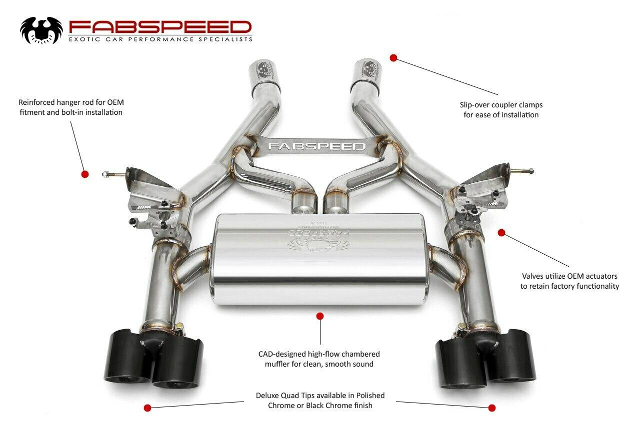 Fabspeed BMW M3/M4 F80/F82 Valvetronic Exhaust System 2014-2020 (FS.BMW.F8X.VLVX)