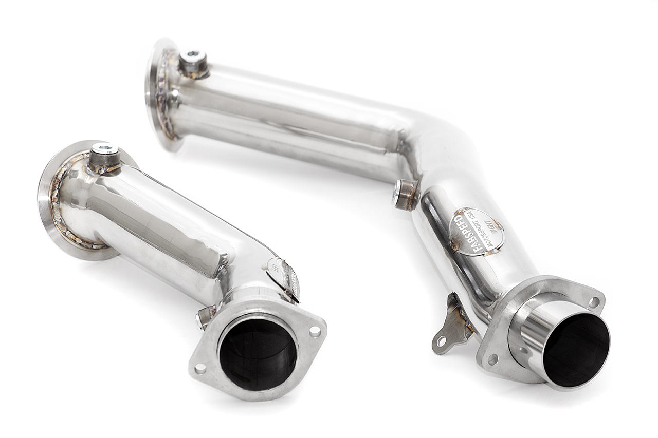 Fabspeed BMW M3/M4 F80/F82/F83 1st link comp. Downpipes 2014-2020 (FS.BMW.F8X.PCBDP)