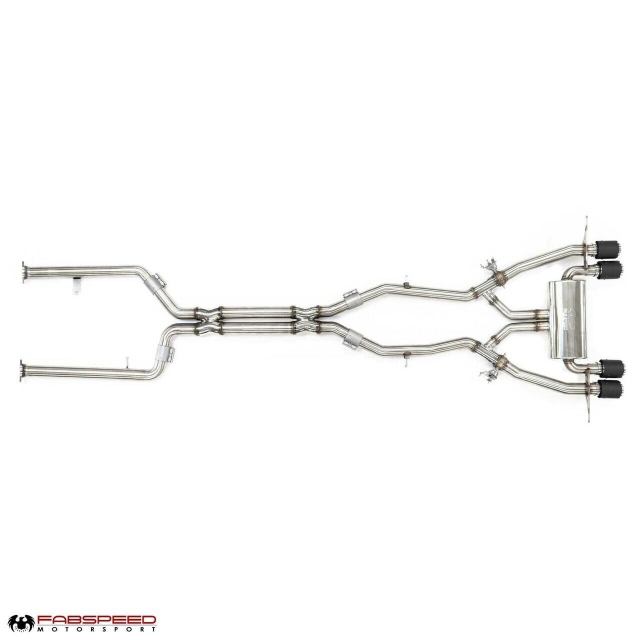 Fabspeed BMW M3/M4 G80/G82 Supersport X-Pipe Valvetronic Exhaust System 2021 Onwards (FS.BMW.G8X.VLVMPXX)