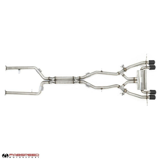 Fabspeed BMW M3/M4 G80/G82 Supersport X-Pipe Valvetronic Exhaust System 2021 Onwards (FS.BMW.G8X.VLVMPXX)