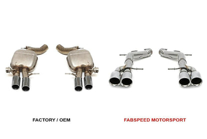 Fabspeed BMW M5 F10 Muffler Bypass Pipes (FS.BMW.F10.MBP)