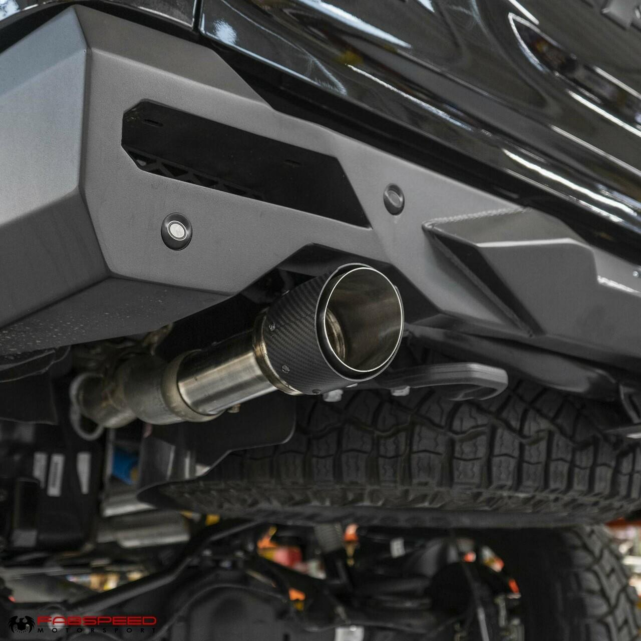 Fabspeed Dodge RAM TRX 1500 Deluxe Carbon Fiber Tips 2021 Onwards (FS.DODGE.TRX.CFT)