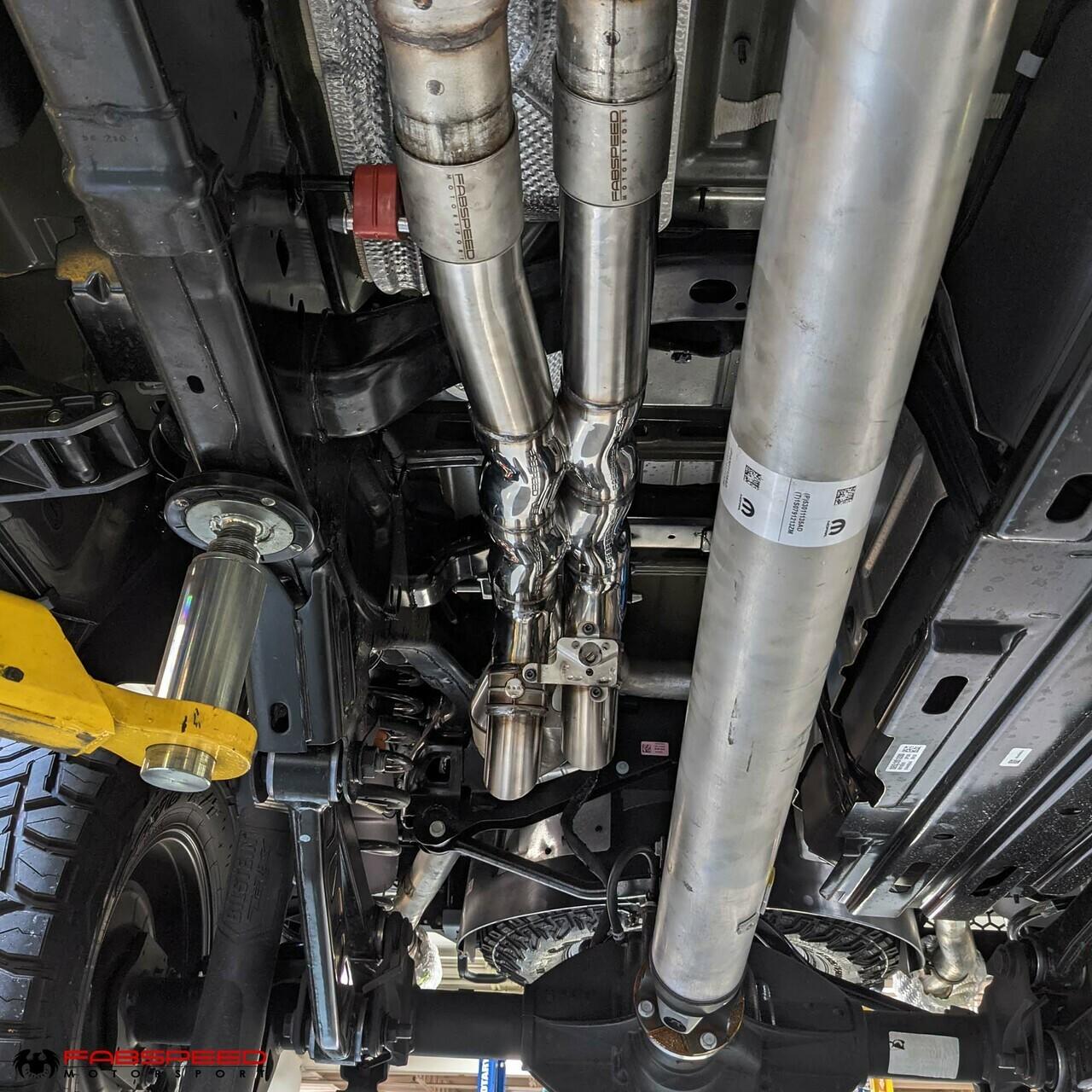 Fabspeed Dodge RAM TRX 1500 Valvetronic Double X-Pipe Resonator Bypass 2021 Onwards (FS.DODGE.TRX.VXP)
